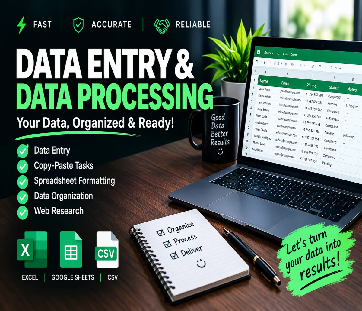 Data EData Entry and Spreadsheet Formatting